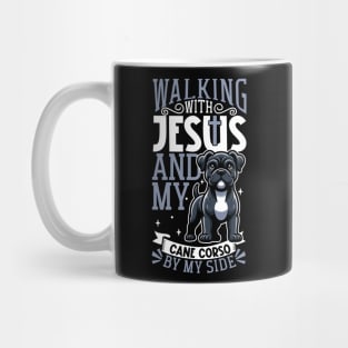 Jesus and dog - Cane Corso Mug